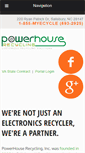 Mobile Screenshot of powerhouserecycling.com